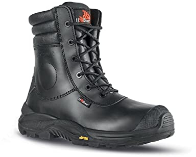 U-POWER DON'T WORRY... BE HAPPY! Scarpe Antinfortunistiche da Lavoro,MOD.Leopard UK s S3S Ci Hi HRO FO SR,Puntale Composito Antiperforazione No Metal, Unisex-Adulto, Nero, 44 EU