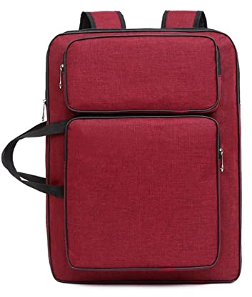 HEPPPP 8K Große Zeichenbretttasche Zeichentasche Oxford Tuch Schulter Bleistift Tasche Fall Organizer Maltasche Kunstbedarf Zeichenbretttasche (Color : D12)