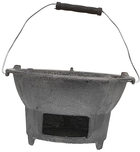 MILISTEN Robuster Outdoor-grillofen Aus Gusseisen für Campingbedarf und Grillwerkzeuge