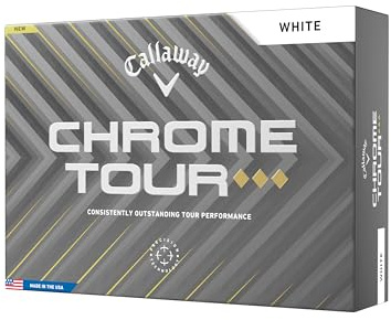 Callaway Golf Chrome Tour Triple Diamond Golf Balls (White)