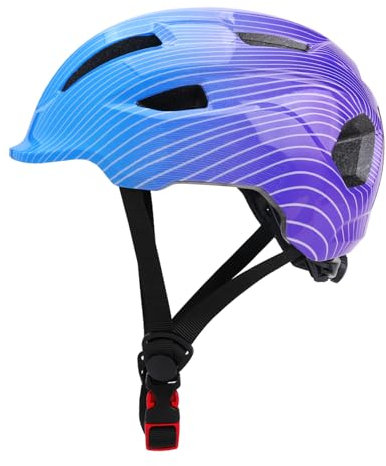 YOOXARMOR Fahrradhelm Kinder, Verstellbar Skaterhelm Reithelm Kinderhelm für 3-5-8 Jungen und Mädchen Kinderfahrradhelm Leicht Einstellbar 50-59CM für Fahrrad Roller Skateboard Scooter