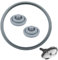 Ø 22 cm Dichtungsring Schnellkochtopf für WMF,Silikon Dichtungsring Ersatzteile für WMF Perfect/Perfect Plus 3L, 4,5L, 6,5L, 8,5L,und 2 Kochsignaldichtung für Schnellkochtopf Deckel (3Teiliges Set)