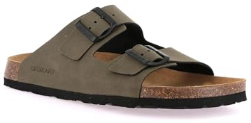 GRUNLAND BOBO CB0812 Oliva Ciabatte Uomo Fasce BIRK 45