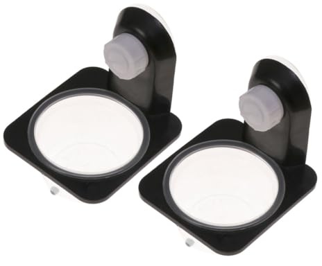 PartyKindom 3pièces Lot de Gamelles pour Reptiles Bols Eau Et Nourriture pour Tortues Lézards Boîtier Simple Noir