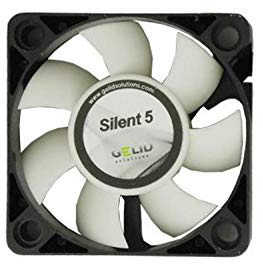 Gelid Solutions Silent 5 de 3 pines | Ventilador de 50mm para cajas de PC estándar | Operación silenciosa | Aspas del ventilador optimizadas