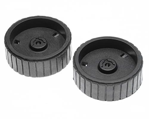 vhbw 2X Ersatzrad kompatibel mit iRobot Braava 390T Saugroboter, Wischroboter