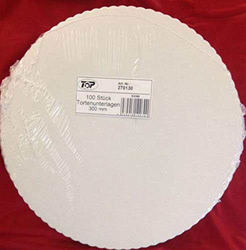 GUDE Tortenunterlagen, 30cm rund, 100er, simplistisch, Kuchenboden