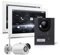Goliath Hybrid | IP | Full-HD Video Türsprechanlage | App | 1-Fam | 2 x Full-Touchscreen 25,4 cm (10) | Aluminium Unterputz Türstation | 180° Ultra-Weitwinkel | AV-IPS-128