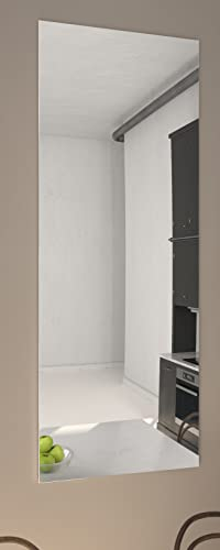 Zalena Türklebespiegel 3mm, Rahmenloser Spiegel zum Aufkleben, ideal für kleine Wohnungen, Studenten-WGs, 50x120 cm