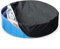 XNSHUN Abdeckung Für Hundepool, Rund Pool Schutzabdeckung Schwimmbad Abdeckung, Faltbare UV-beständig Poolabdeckplane Whirlpool Abdeckung Kinderbeckenabdeckung Für Family Pools, Schwarz，162cm x 30cm