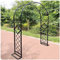 Arco Per Rose Rampicanti, Decorazione Giardino, Garden Pergolas Metallo Antiruggine Arco Da Giardino Sostegno Per Piante Rampicanti (Color : Nero, Size : 140x230cm）