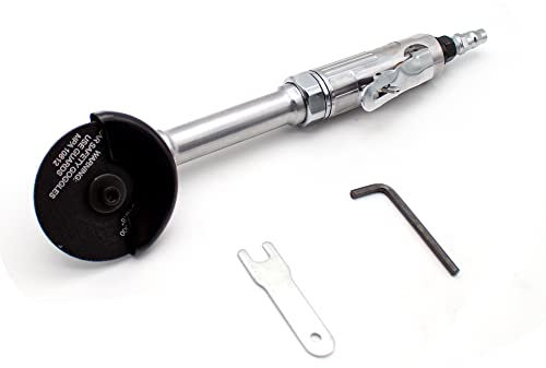 LeTkingok BD-7112 Tagliatrice Pneumatica da 3 Pollici, 20000rpm 75mm Smerigliatrice Angolare per Taglierina in Metallo con Mola Pneumatica con Impugnatura Extra Lunga