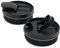 2 Pack Dia. 7.5cm Flip Top to-Go Lid Compatible with Ninja Nutri Blender Cup QB3001UKS/ QB3000/ BL770/ BL780/ BL660/ BL740/ BL810