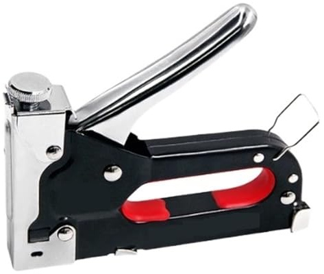 Rivet Gun Furniture Heavy Stapling Gun Structure Wooden Stainless Steel Metal Hand Tools Nail Gun Woodworking Tools(3 in 1 600 Nails)