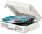 Mixx Revival 55 RetroStyle Portable Suitcase Vinyl Record Player with Built-in Stereo Speakers, Bluetooth In/Output, All Record Sizes with 45 RPM adapter, 33 1/3-45 Speed Options.