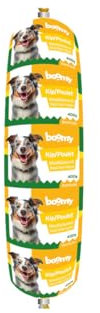 Boomy - Salsiccia alimentare - Salsiccia per cani - Carne fresca - Pasto senza glutine senza additivi (400g, Pollo)