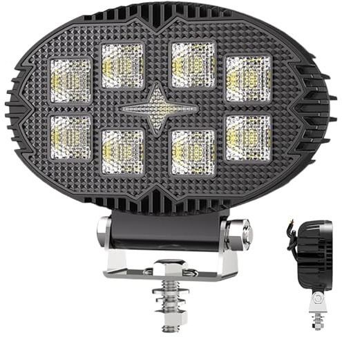 Generico Kit Proiettori Fari LED per Auto - Fari LED Automobilistici | Illuminazione Ausiliaria Impermeabile per Veicoli come Camion Pickup ATV Trattore Moto