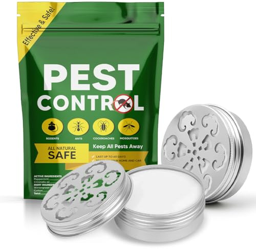 KQPNMJ Lutte Antiparasitaire, Piège à Souris, Répulsif Souris et Rats Voiture, Répulsif Rongeur pour Maison, Moteur et Jardin, Alternative à l’Ultrason Souris et Rats – 2P