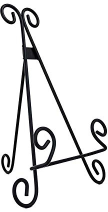 Cookbook Stand Book Holder Deluxe Book Holders for Reading Hands Free Heavy Duty Metal Recipe Book Holder Stable Book Display Stand Non-Scratch Feet Elegant Design