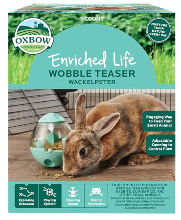 Oxbow Enriched Life Wobble Teaser - Giocattoli per Conigli, Porcellini d'India, Criceti, Ratti