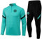 YASHANG Paris Jersey Trainingsanzug Langarm Jacke Frühling und Herbst Jacke Fußball Uniform Benutzerdefinierte PSG Männer Frauen(XL-XLarge,Grün)