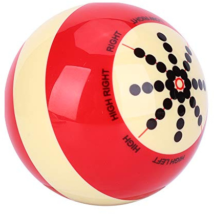 Palla da Biliardo Allenamento, Palla da Allenamento per Biliardo, Biliardo Americano a Otto Palle, 57,2mm, Palla da Biliardo in Resina, Balle da Biliardo America Pool Eight Ball, per l'Esercizio
