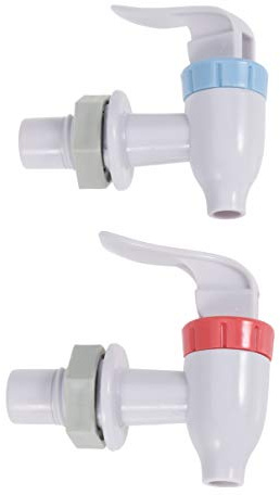 DOITOOL 2 Uds Grifos De Plástico Para Dispensador De Agua Cocina Repuestos Cuadrados Fácil Instalación Control De Flujo Durable Para Hogar