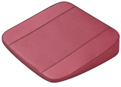 LIMIMIKAIXIN Cuscino del Sedile Auto per BMW Z1 E30 Z3 Z3M, Cuneo Cuscino Seggiolino Rialzato Sedili Ergonomico Confortevole Supporto Accessori,B/red-L/8cm
