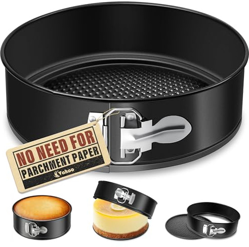 Vakoo 7 Inch Springform Pan, Nonstick, Removable Bottom for Easy Release