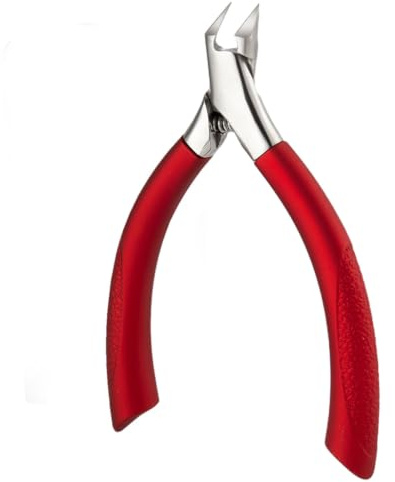 Pince Coupe Ongle Pied Professionnel Rouge En Acier Inoxydable Pour Ongle Incarne Et Epais Ciseaux Ongles Pieds Ergonomique Avec Ressort Pince A Ongle De Precision Soin Des Pieds A Domicile