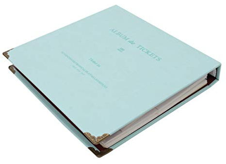1 Pc Recibo Del Álbum De Fotos Organizador De Libros De Dinero Para Efectivo Organizador De Recibos Álbum De Entradas De Cine Boleto Álbum De Entradas Personalizado Directorio Boda