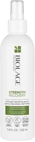 Biolage Professional Pflegespray für überstrapaziertes Haar, Gegen Haarbruch, Veganes Squalan, Strength Recovery Repairing Spray, 232 ml