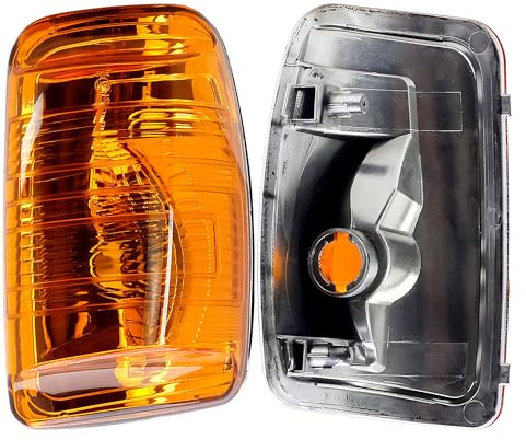 Freccia per specchietto retrovisore destro, lato passeggero, con lente ambra, indicatore di direzione laterale, compatibile con Ford Transit V363 2014-2025