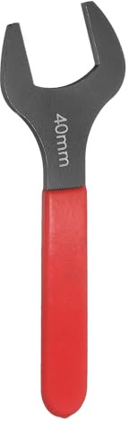 QUARKZMAN Chiavi Inglesi 40mm Metrica, Chiave Aperta Singola Angolo di Sfalsamento 15 Gradi, Piccola Chiave Inglese a Forchetta a Forma di U Gambo Rosso per Riparazione Auto, Mobili