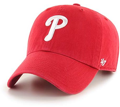 47 Brand Philadelphia Phillies P Basecap Cap Rot Kappe Baseballcap Cleanup