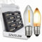Berglicht 10 Stk. LED Filament 12V/0,2W E10 Ersatz-Lämpchen für Lichtbögen mit 20 Brennstellen