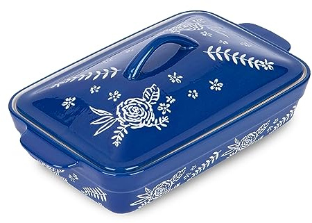 Wisenvoy Casserole Dish With Lid Casserole Dishes For Oven Baking Dishes For Oven Ceramic Baking Dish