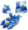 Super Wings Spinning Jerome & Fahrzeug, 2-in-1 Spinning oder Fahrzeug-Modus Drücken Sie die Taste Pop Out Battle Spielzeug für 3 4 5 6 7 8 Jahre alt Kinder Geschenk