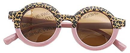 Mumuve UV-Schutz-Sonnenbrille für Kinder, Vintage-Stil, klassische Brille, zweifarbige Nähte, Outdoor, für Sonnenschutz, niedliche Sonnenbrille, Bulk-UV-Schutz, Mädchen und Jungen, 4 UV-Schutz, B