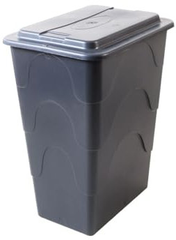 TrendLine Regentonne eckig Deckel Hahn 240L grau Regenwassertonne Wassertank