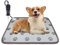 RC SLL Heated Cat Bed,Dog Heating Pad Puppy Heating Pad for Cats,Upgraded Adjustable Controller,Waterproof Cat Warming Pad Bed with Chew Resistant Steel Cord(Footprint,45×45cm)