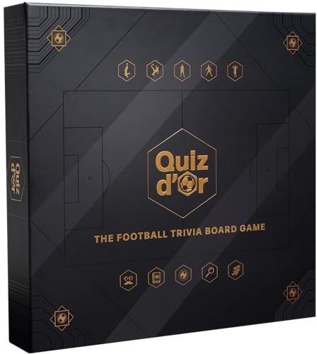 Gote Games | Quiz d'Or Board Game in English for Friends | Quiz Game, Competitive Game for 4-12 Players | Football Quiz Game | Football Board Game | Fun Games to Play with Friends
