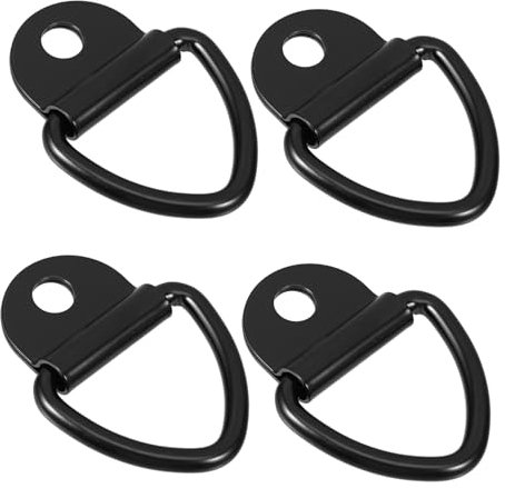 LIFKOME 4pcs Heavy Duty Trailer Hook Bolt Car Supply Cargo Tow Hook Ring Decoration for Towing