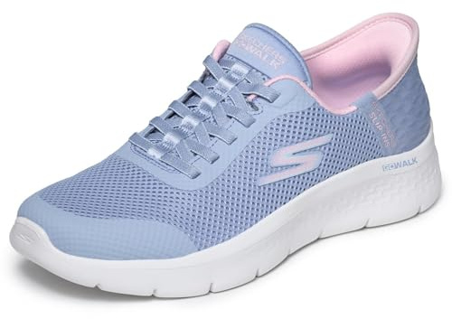 Skechers Go Walk Flex Grand Entry Slip-On da Donna, Bordo Rosa Pervinca, 38.5 EU