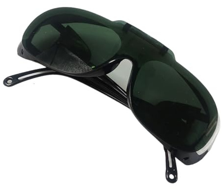 ZwaitL Gafas de soldadura abatibles con lente antiarañazos ligeras para protección contra la radiación y compatibilidad con casco, cascos de soldadura, gafas