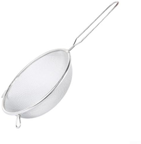 Tamiz de cocina de malla fina para espolvorear azúcar glaseado y tamizar harina en decoración de pasteles