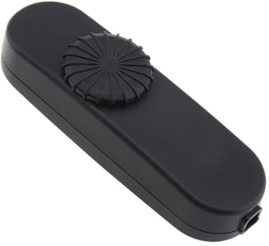 Quisiete Interruptor Regulador Intensidad LED, Interruptor Regulador Intensidad Giratorio Rango Completo, Interruptor Lámpara Línea para Lámpara Mesa 220V, Lámpara LED, Bombillas Halógenas