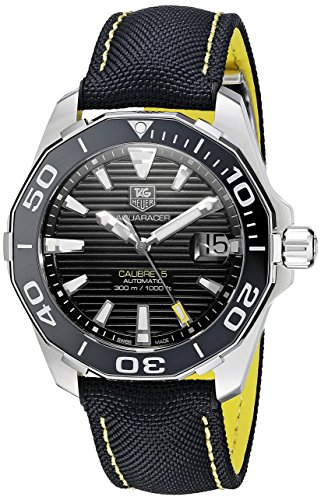 TAG Heuer Herren WAY211A.FC6362 Aquaracr Analog Display Schweizer Automatikuhr schwarz Automatikuhr schwarz Automatikuhr, Schwarz, Automatikuhr