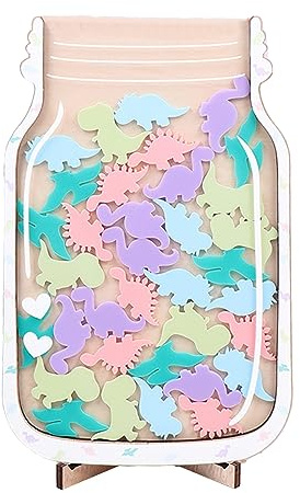 Reward Jar with Dinosaurs Incentive Jar Positive Behavior Jar Kids Potty Training Reward Jar Kids Chore Chart Reward Board for Boys Girls Kids Responsibility Reward Chart for Home Classroom