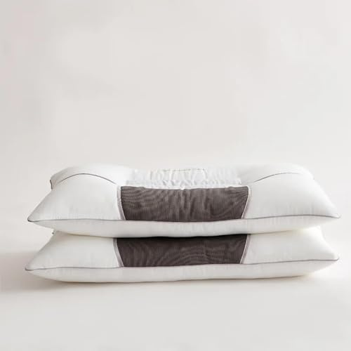 DZZTHSH Cuscino di Grano saraceno Cotone Biologico Cuscino Comfort - Cuscino Morbido per Dormire, Cuscino a Supporto del Letto Naturale per Un Sonno riposante